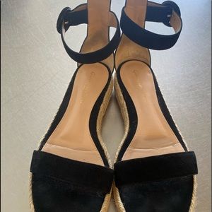 Gianvito Rossi Suede Ankle-Strap
Espadrille Sandals